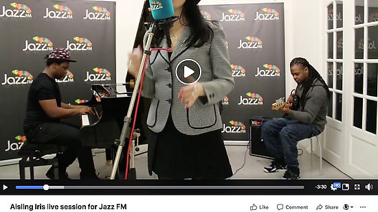 Aisling Iris live session for Jazz FM